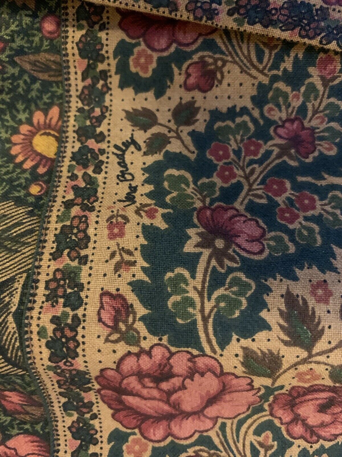 Vtg Vera Bradley 3 piece Floral Skirt Vest Belt Prairie USA Women’s Sz M Cottage - Fresh Stock Dated March 2026