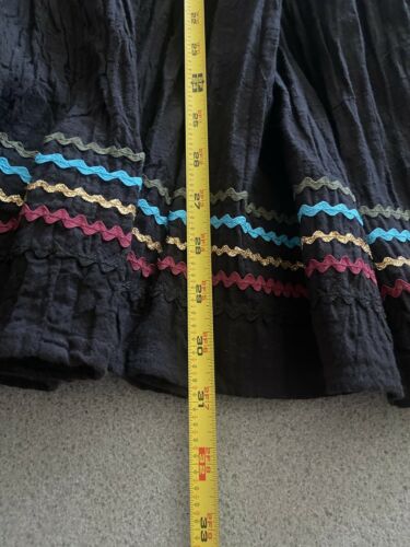ric rack patio skirt vintage black small xs - Fresh Stock Dated February 2026