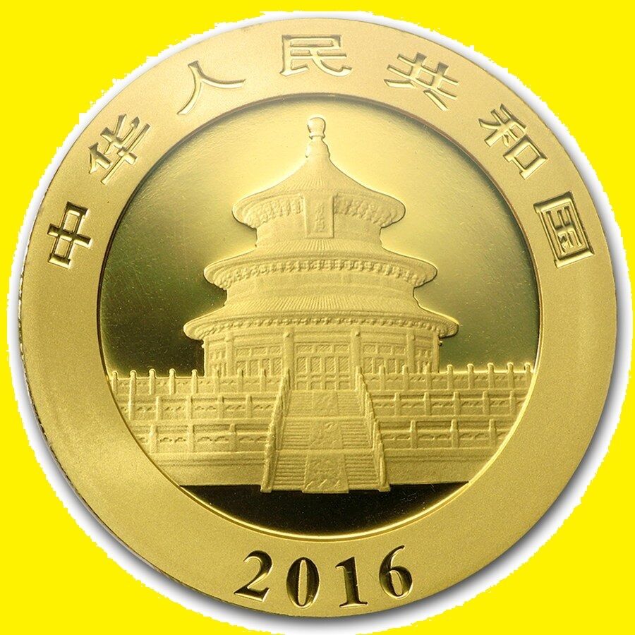 2016 CHINA ~1 OZ 30gr GOLD PANDA 500Y PCGS MS 70 FIRST STRIKE RARE POP 16 - Fresh Stock Dated February 2026
