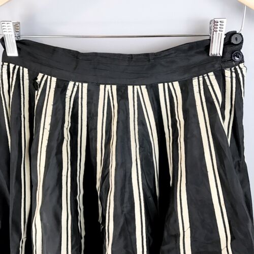 VINTAGE Floral Midi Skirt Small Flocked Velvet 40s 50s Costume Period Piece - Fresh Stock Dated March 2026