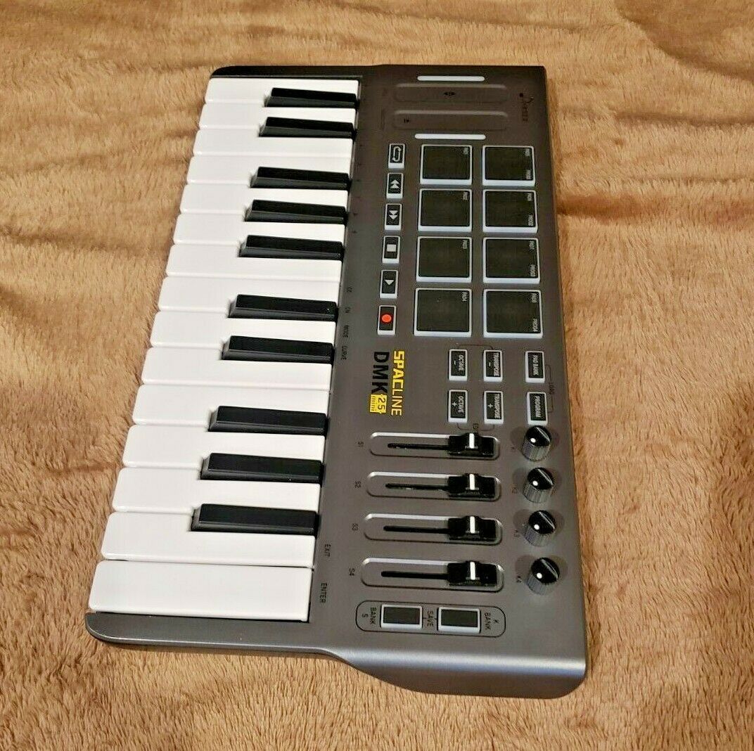 Donner MIDI Keyboard Spacline DMK 25 Mini New Open Box Working Condition Black - Fresh Stock Dated February 2026