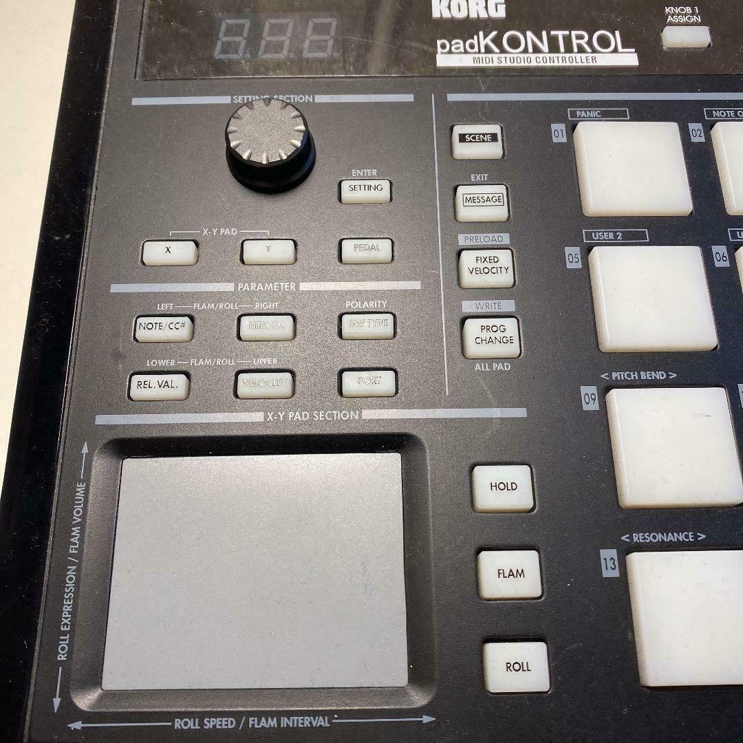 Korg padKONTROL MIDI Studio Controller Black Used Good Condition F/S from Japan - Fresh Stock Dated February 2026
