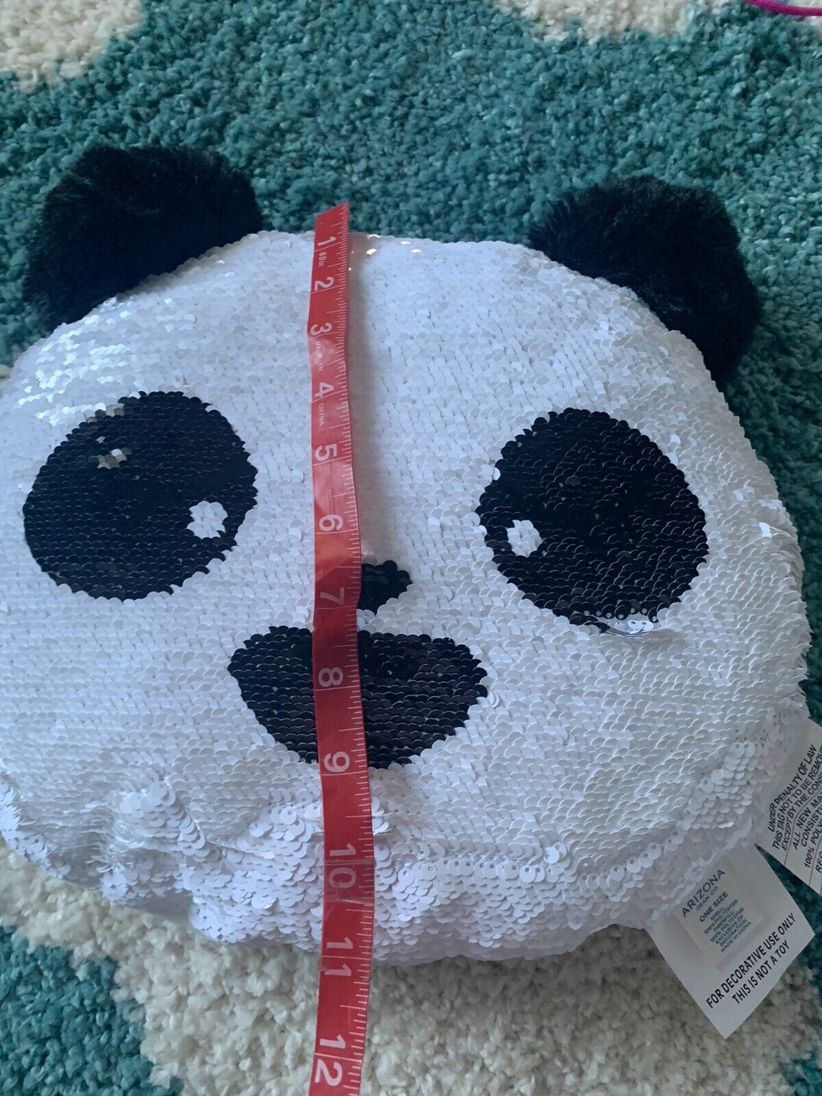 Panda Bear Flip Sequence Pillow Arizona Co. - Fresh Stock Dated February 2026