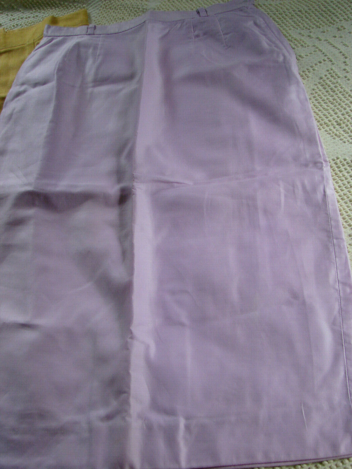 Vintage 60s Skirt S LOT 4 Cotton Linen VGC W25 Koret Fritzi Lilac White Blue - Fresh Stock Dated December 2025