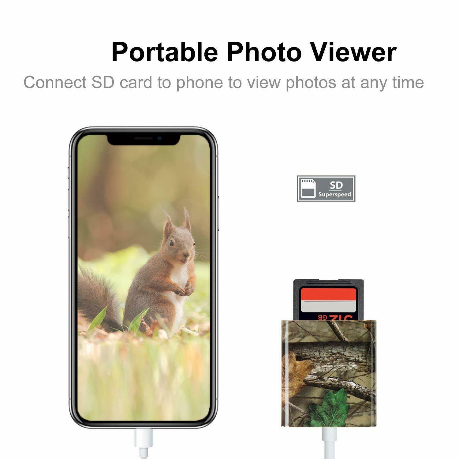 Bestok 8pin to SD Card Camera Reader Adapter Cable for iPad iPhone x 8 7 6 - Fresh Stock Dated February 2026