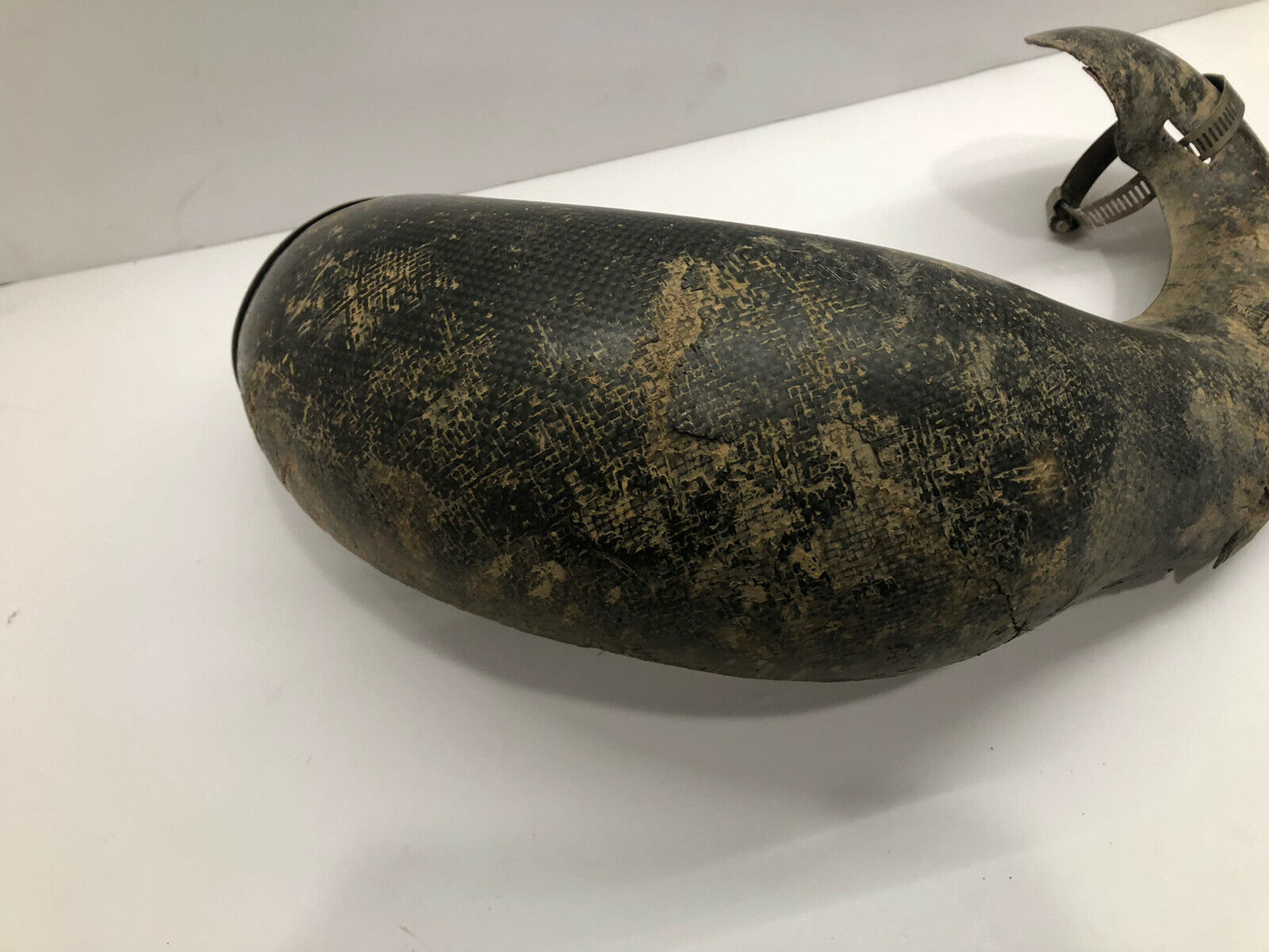 2007 KTM 200 XC-W Exhaust Pipe Header Exhaust Carbon Rock Bash Guard - Fresh Stock Dated February 2026