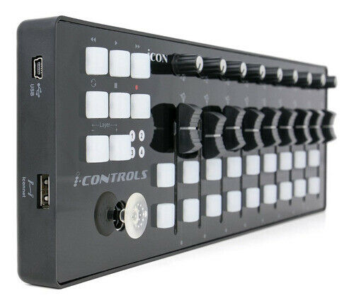icon i-controls Universal MIDI DAW Control surface great for Cubase Pro Tools et - Fresh Stock Dated February 2026