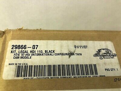 Harley Screamin Eagle 110 black 29866-07 performance engine motor kit - Fresh Stock Dated February 2026