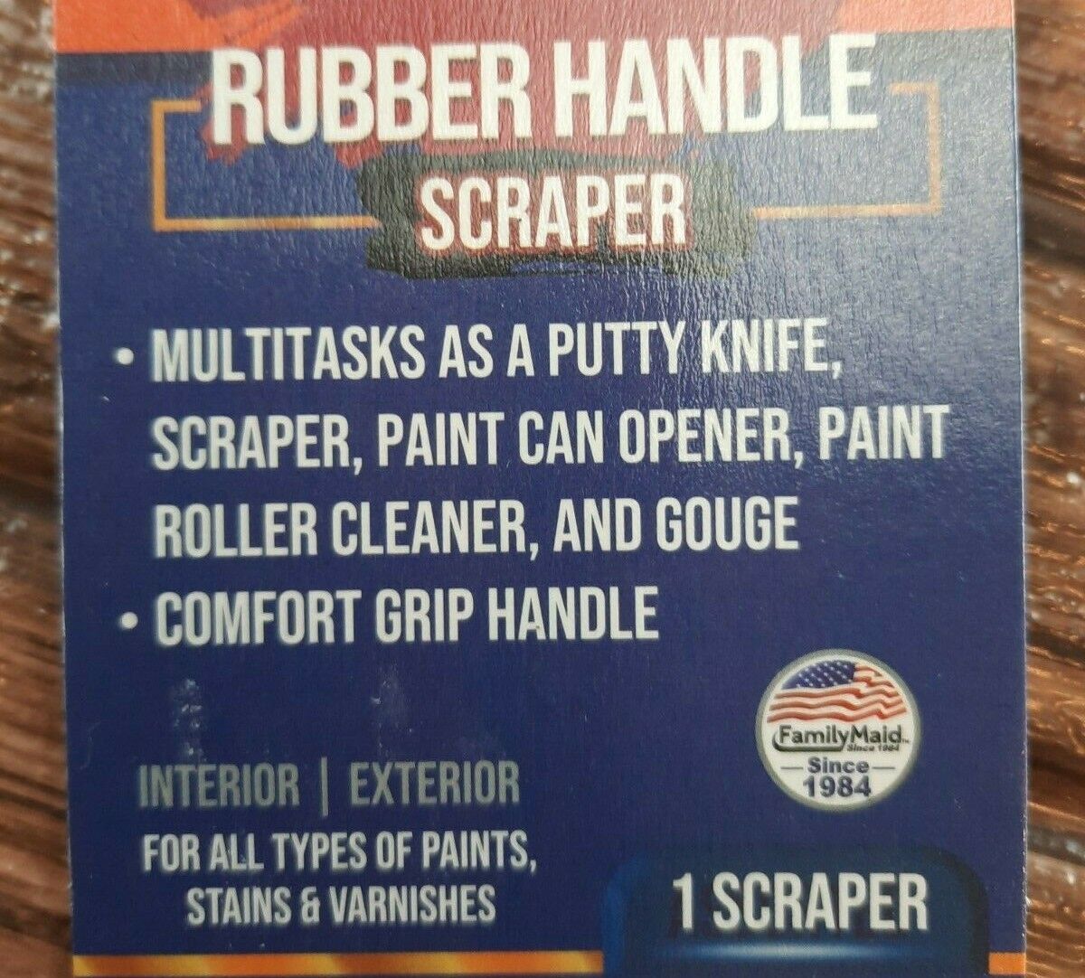 ComfortGrip 5-In-1 Painters Tools 4 Pack Heavy Duty Black & Red FREE SHIPPING - Fresh Stock Dated February 2026