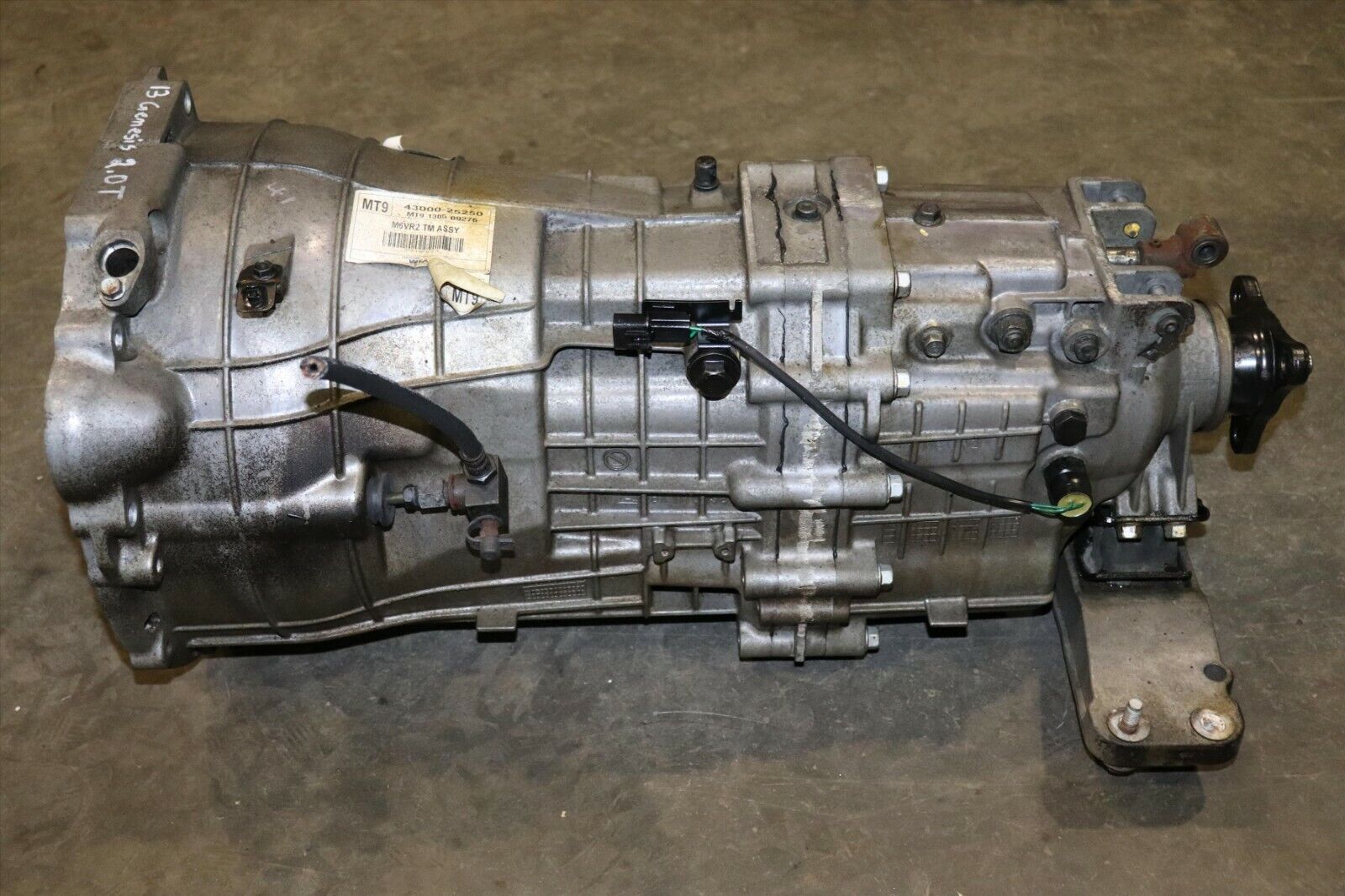 2013-2014 Hyundai Genesis Coupe 2.0T 6SP Manual Transmission Gearbox 43000-25250 - Fresh Stock Dated February 2026