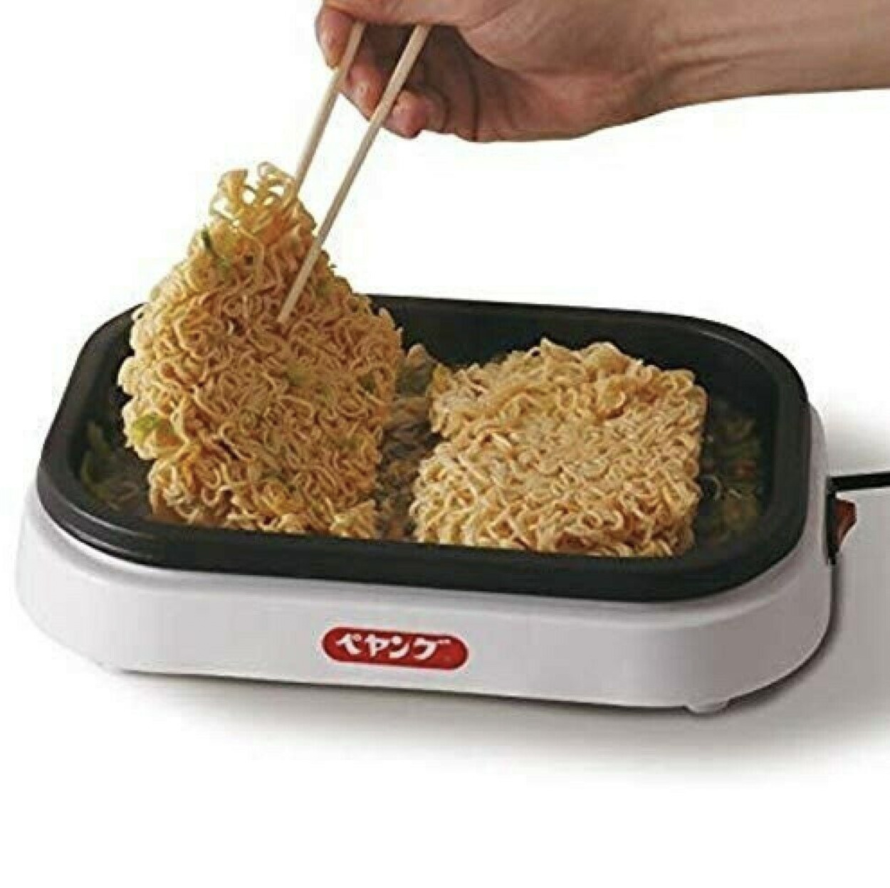 Lithon YAKISOBA MAKER KDEG-001W AC100V Peyoung Instant Noodle Hot Plate - Fresh Stock Dated February 2026