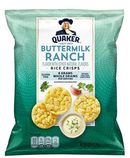New Quaker Rice Crisps Variety Pack (36 pk.) - Fresh Stock Dated December 2025