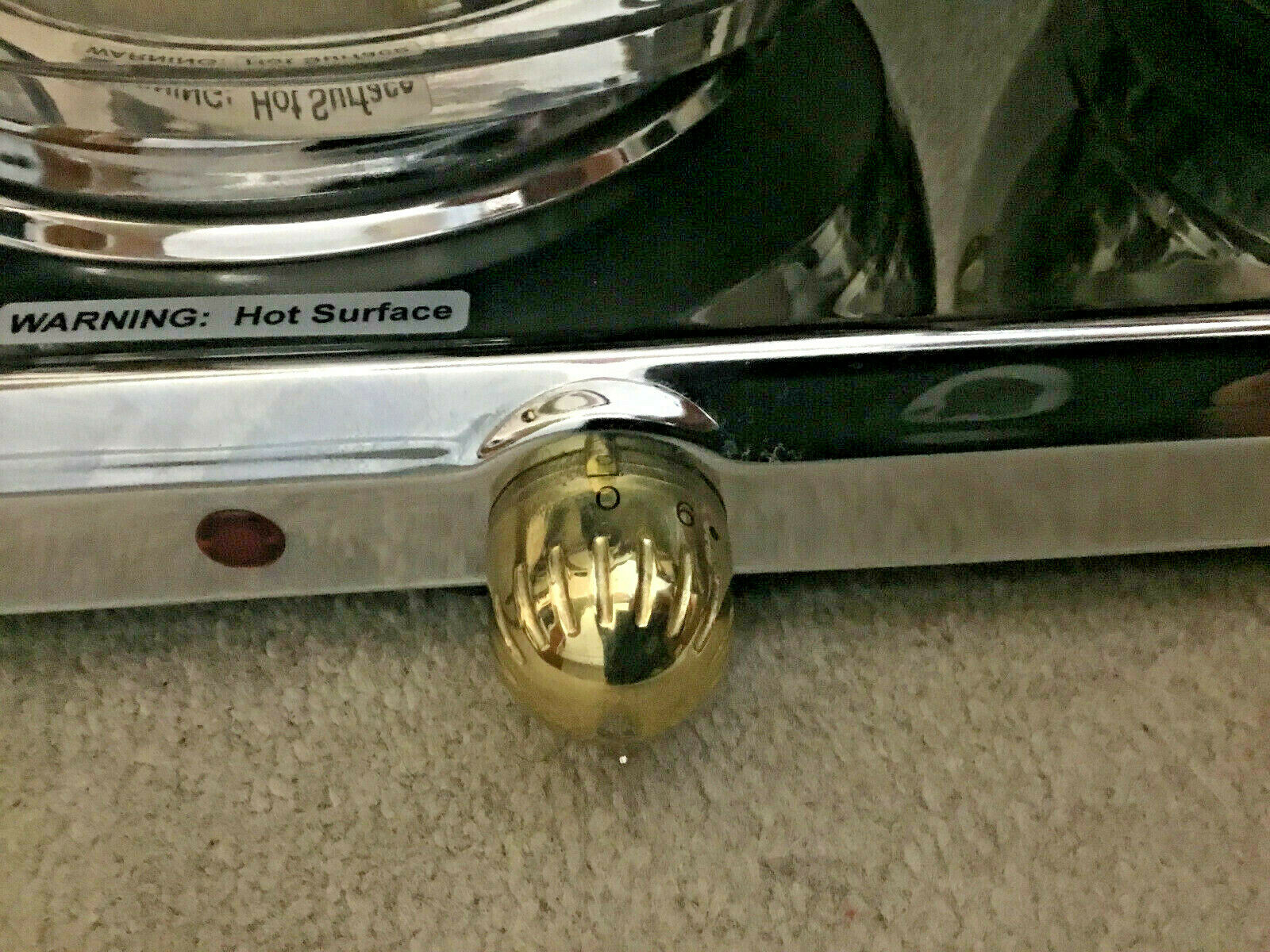 Cuisine Cookware Command Performance MK-367 Triple Burner Buffet Range w/ 3 Pots - Fresh Stock Dated February 2026