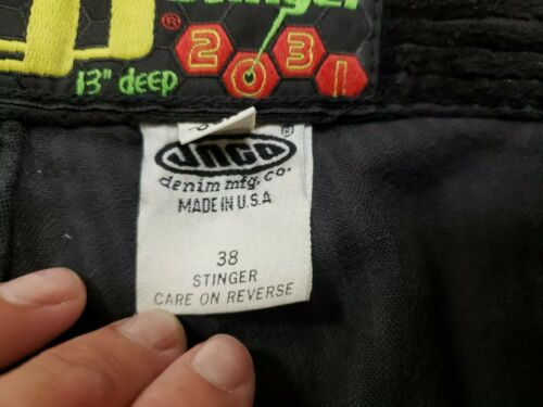 Vintage 90s JNCO Stinger Women's Corduroy Skirt Rave Goth Skater Punk Grunge 38 - Fresh Stock Dated February 2026