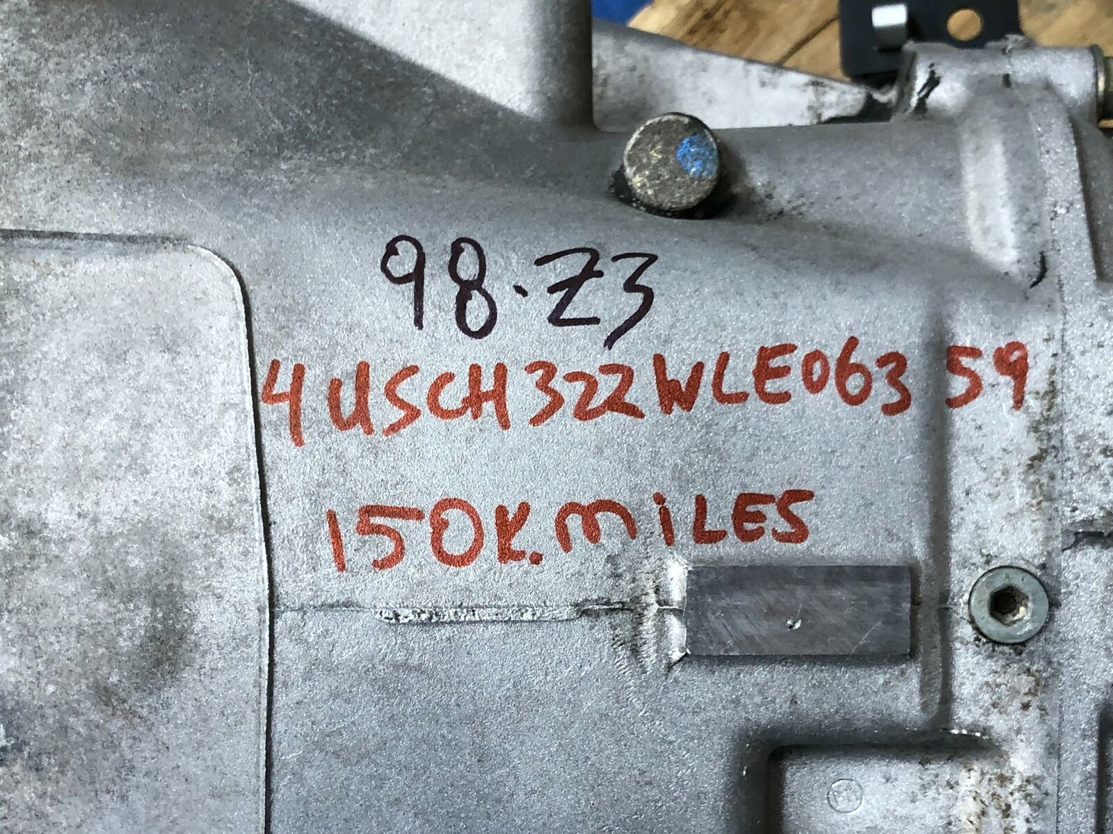 1998 BMW Z3 E36/7 1.9L 16V 5 SPEED RWD MANUAL TRANSMISSION 150K MILES OEM - Fresh Stock Dated February 2026