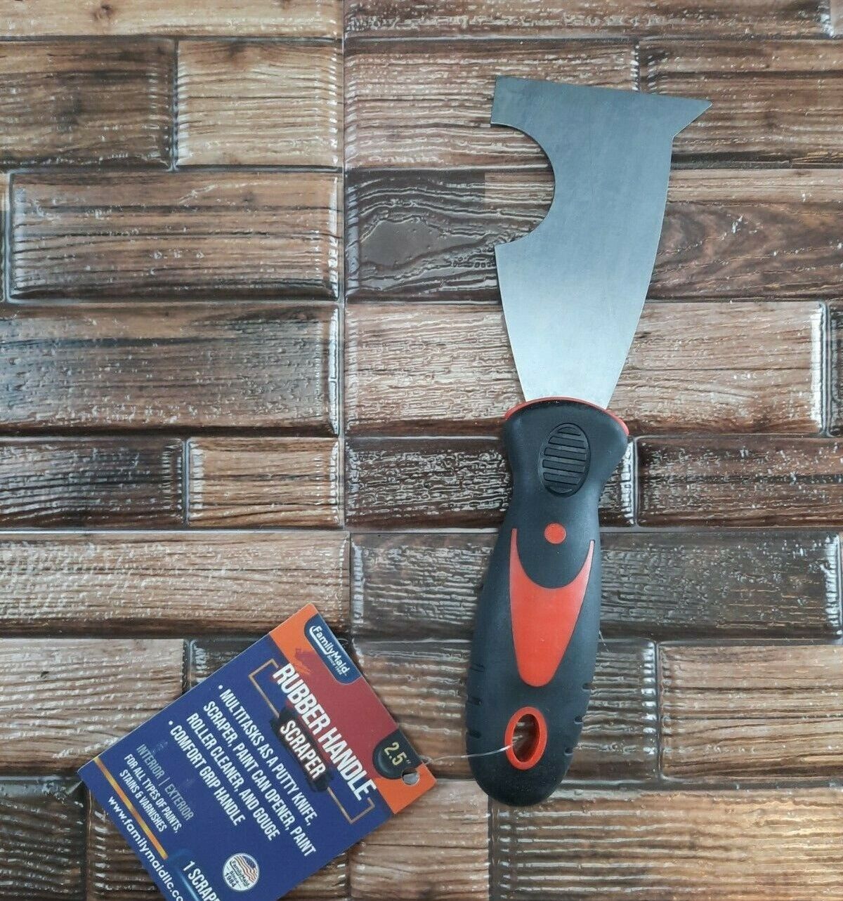 ComfortGrip 5-In-1 Painters Tools 4 Pack Heavy Duty Black & Red FREE SHIPPING - Fresh Stock Dated February 2026