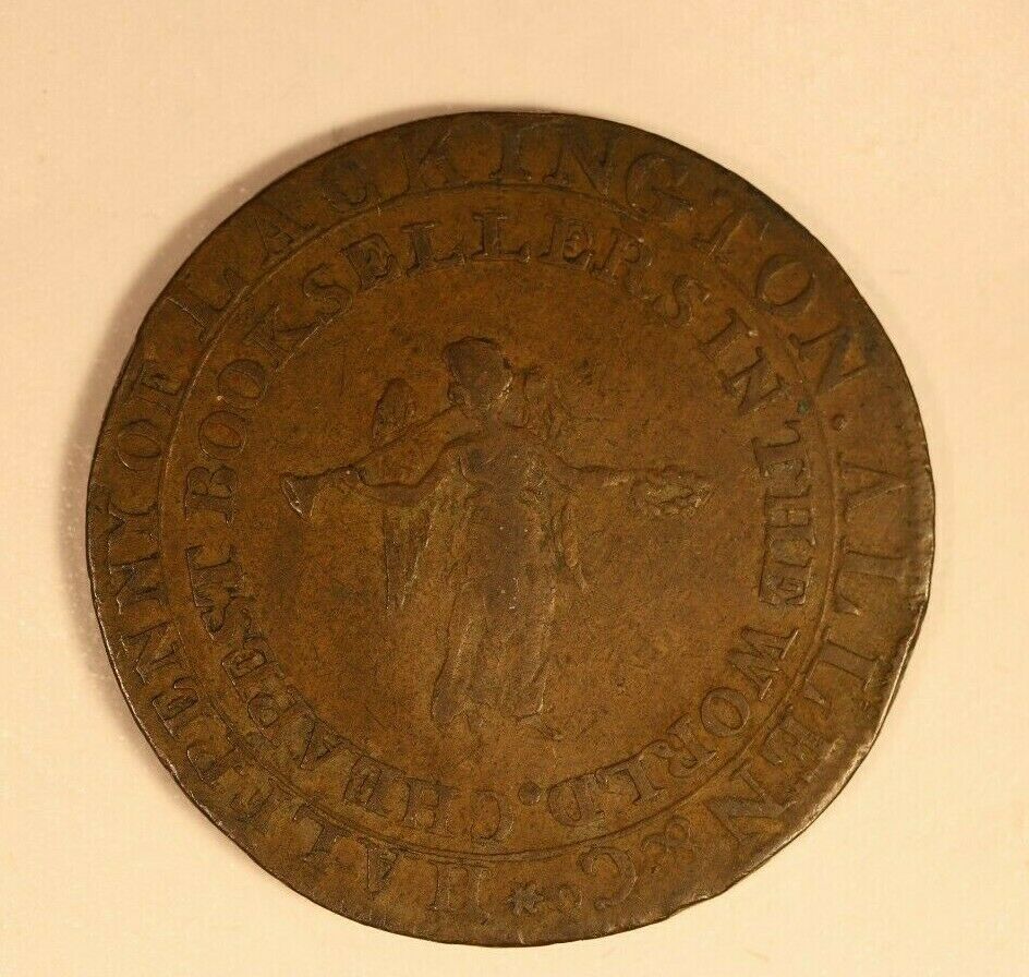 1794 J. Lackington Book Token Nice Example b6e - Fresh Stock Dated February 2026
