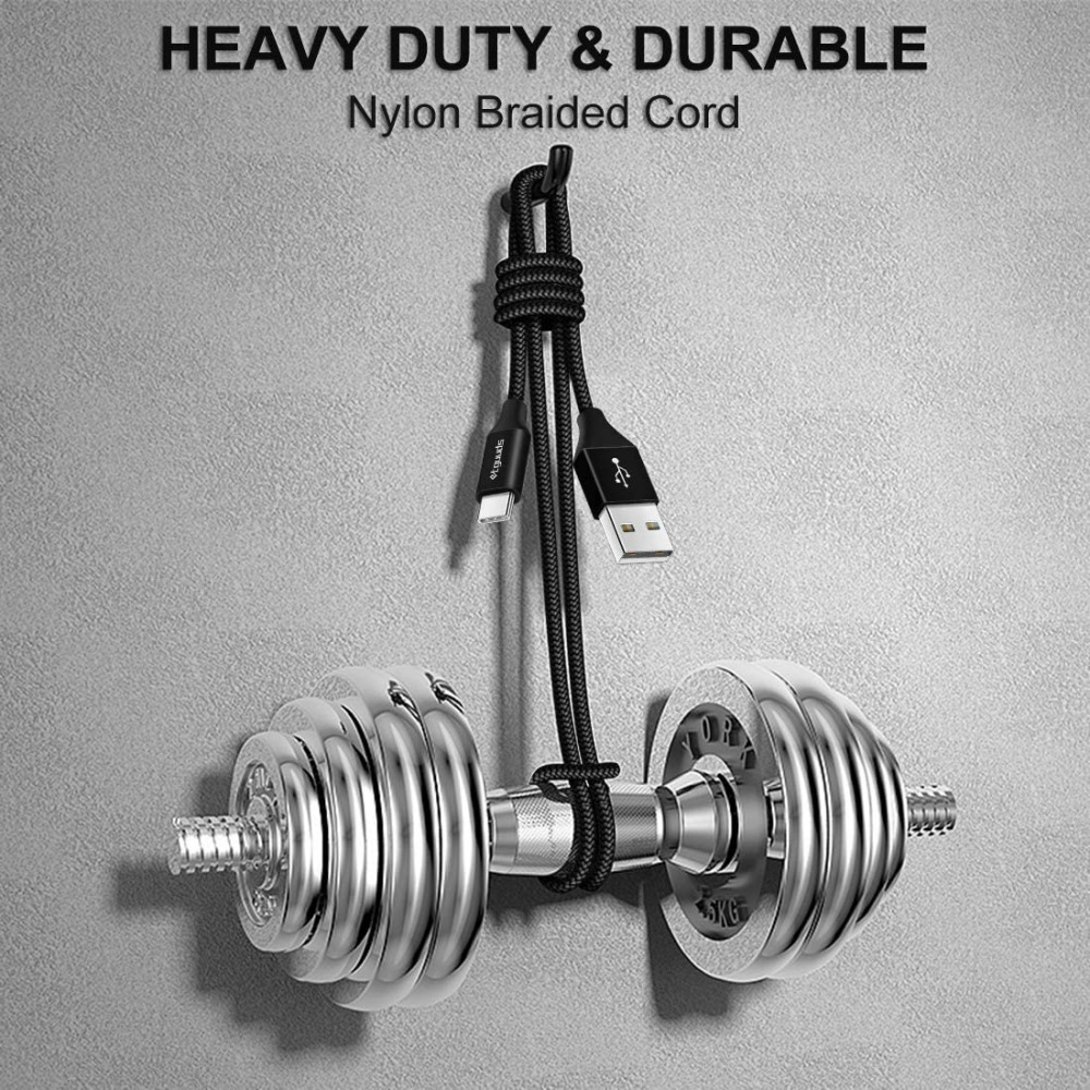 [2-Pack, 6ft] USB Type C Charger Cable 3A Fast Charging, 6FT,6FT, Black - Fresh Stock Dated February 2026