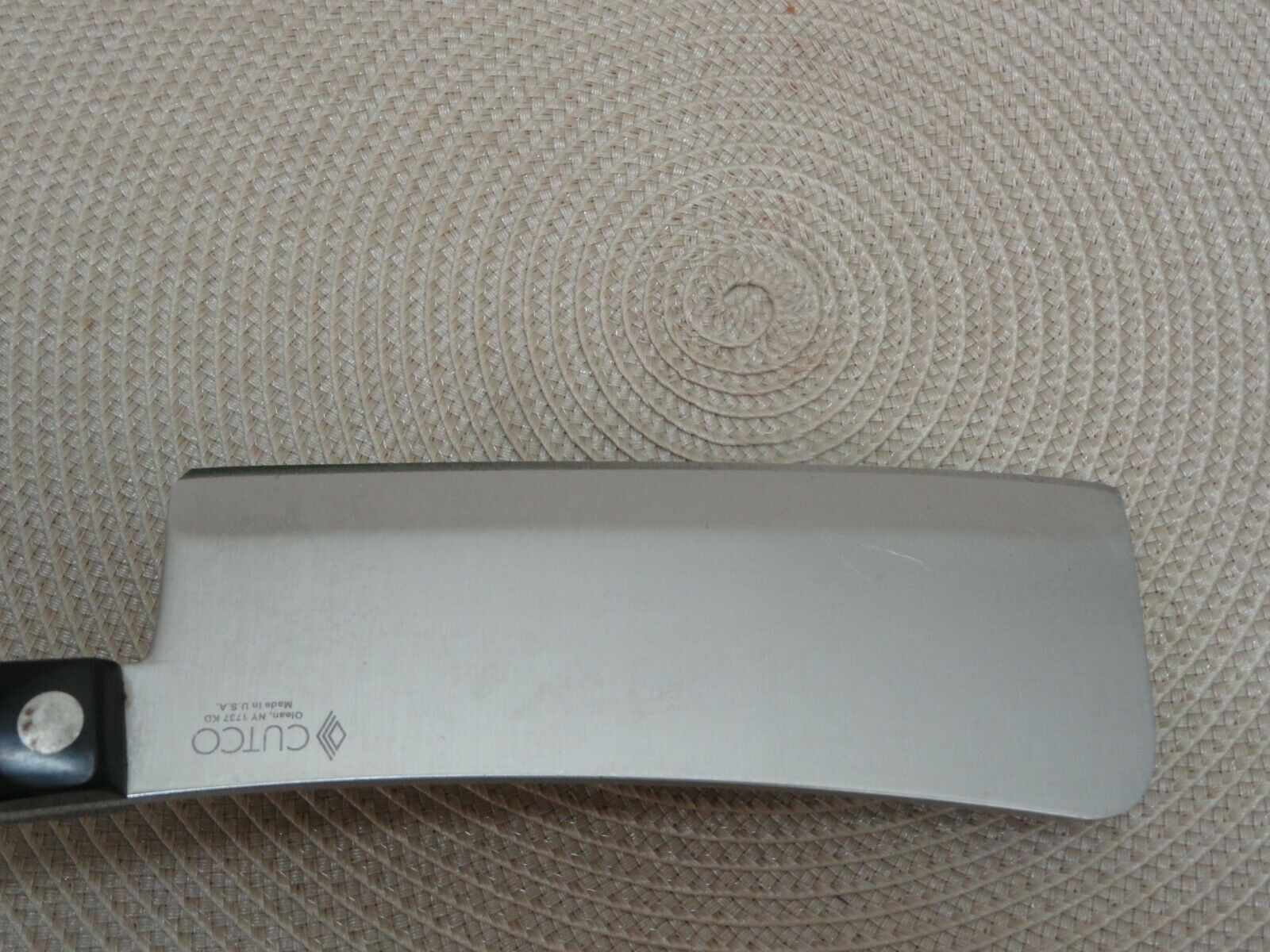 Cutco Black Handle # 1737 KD Cleaver - Fresh Stock Dated December 2025