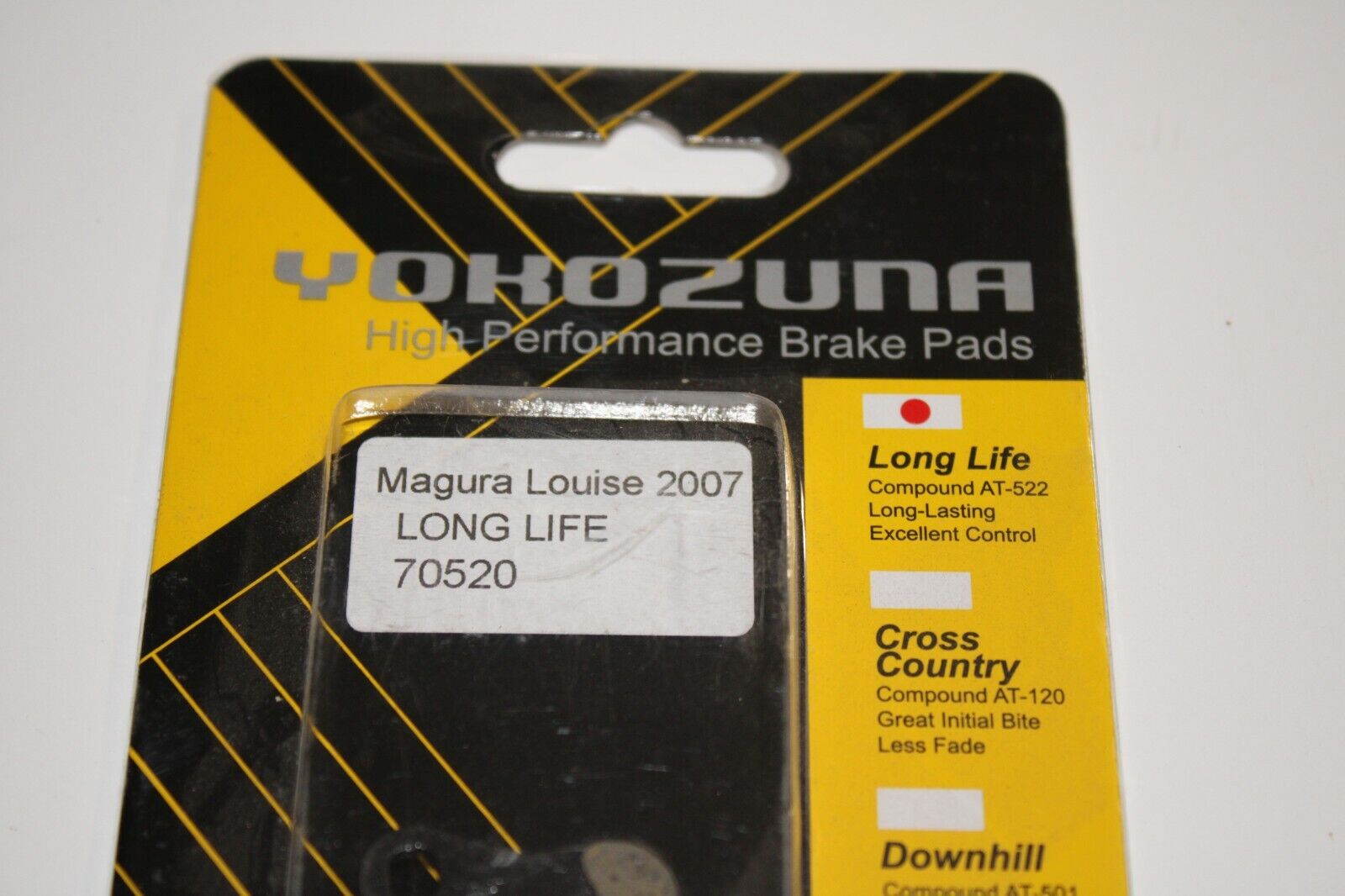 Yokozuna Bicycle Disc Brake Pads Magura Louise 2007 70520 AT-522 Free Shipping!! - Fresh Stock Dated February 2026