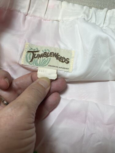 Vintage Tumbleweeds Floral Lace Patchwork Country Prairie Maxi Skirt & Sash Sz L - Fresh Stock Dated February 2026