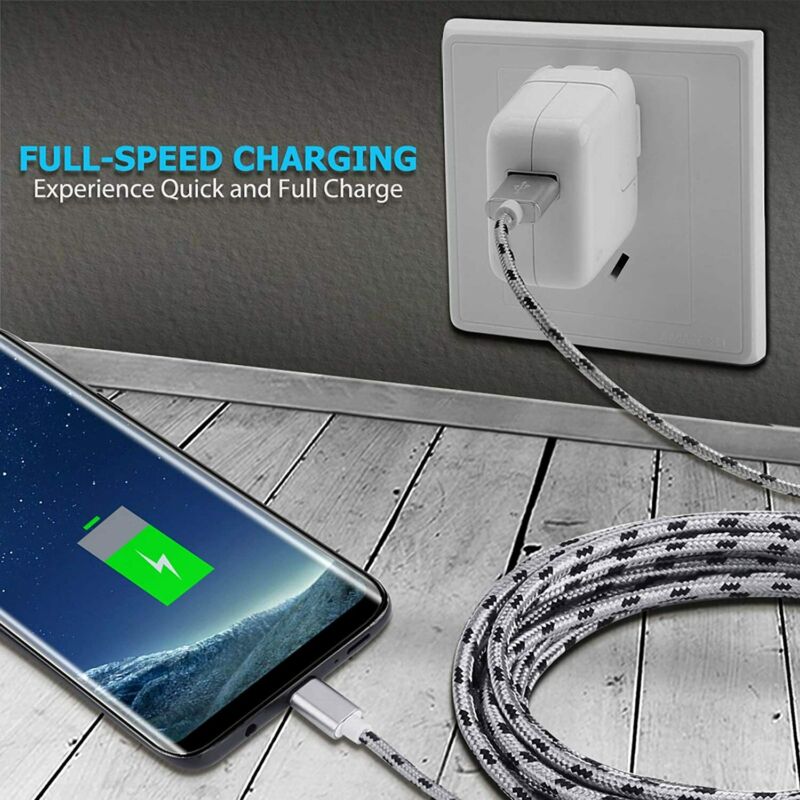 Google Pixel 2 Charging Cable,15FT 2Pack USB Type C Cable,Extra 15FT, Grey - Fresh Stock Dated February 2026