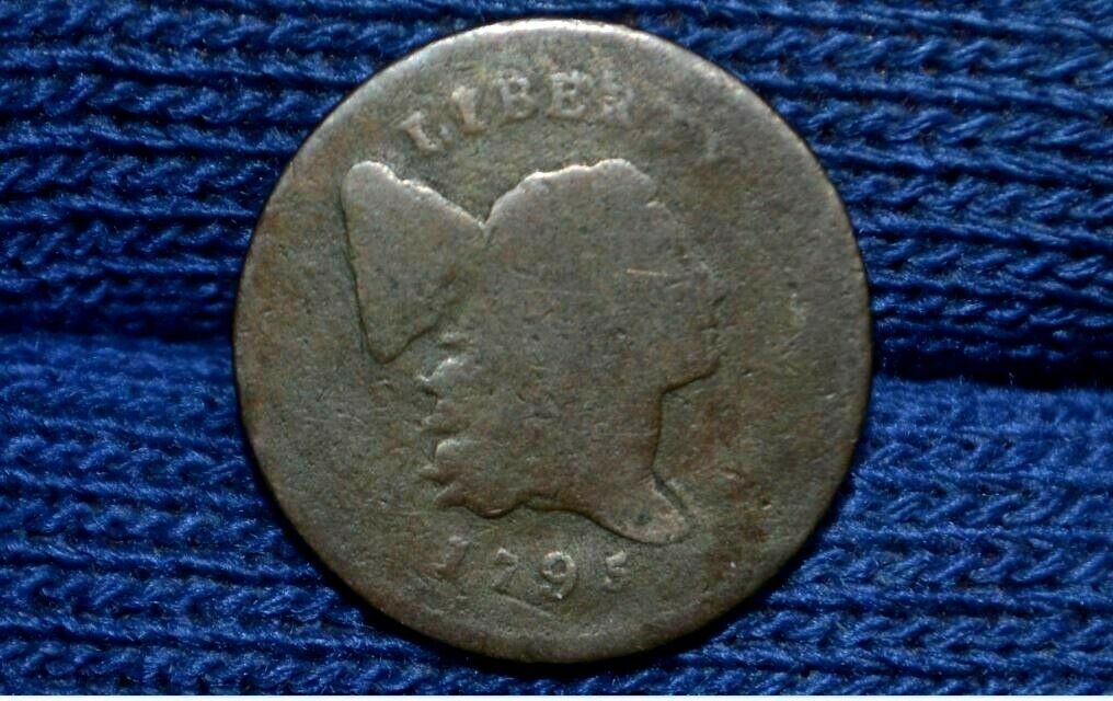 1795 HALF CENT* Punctuated Date *w/ Pole* C-2a* R3 *Strong Date & Edge Lettering - Fresh Stock Dated February 2026