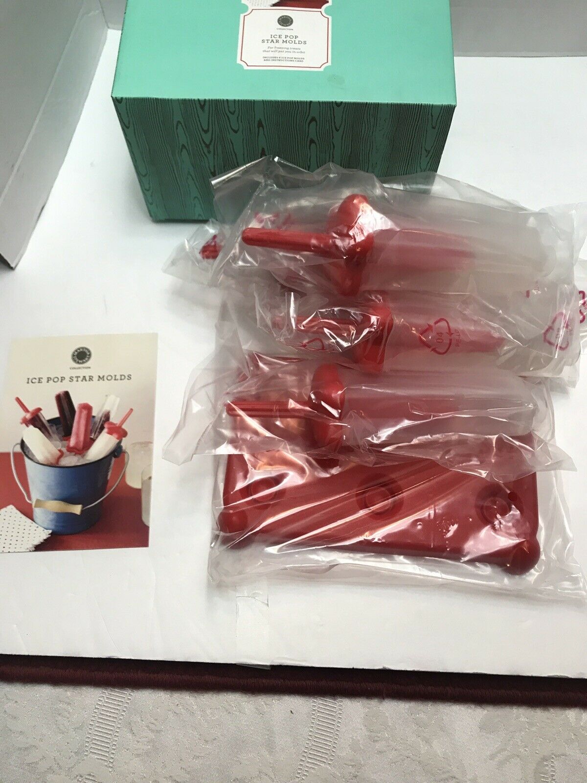 Martha Stewart Collection Ice Pop Star Popsicle Molds Set of 6 New - Fresh Stock Dated February 2026