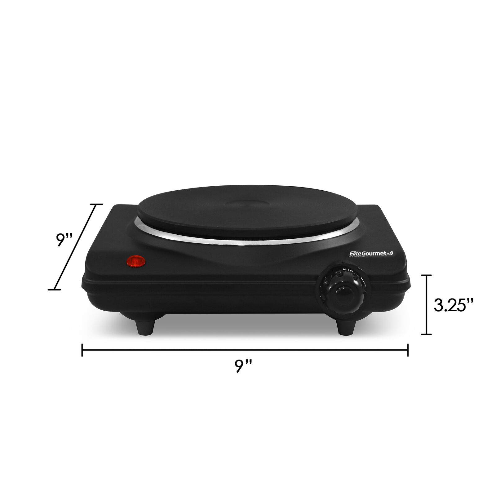 Single Cast Electric Burner Hot Plate Black Marvelous Addition Hot Plate Burner - Fresh Stock Dated February 2026