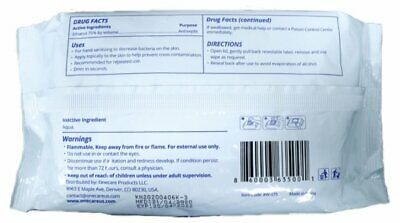 Caresour 75% Alcohol Wipes - 50 Count (Pack of 5) - Fresh Stock Dated February 2026