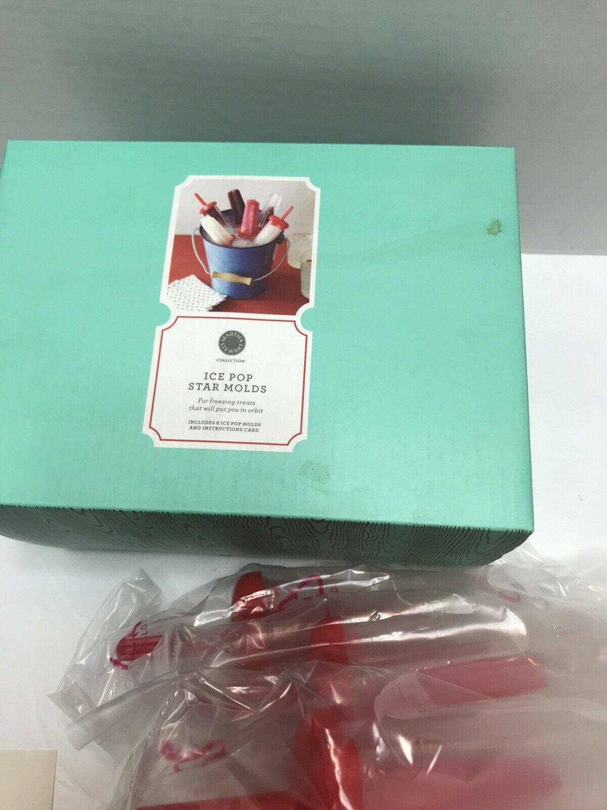 Martha Stewart Collection Ice Pop Star Popsicle Molds Set of 6 New - Fresh Stock Dated February 2026