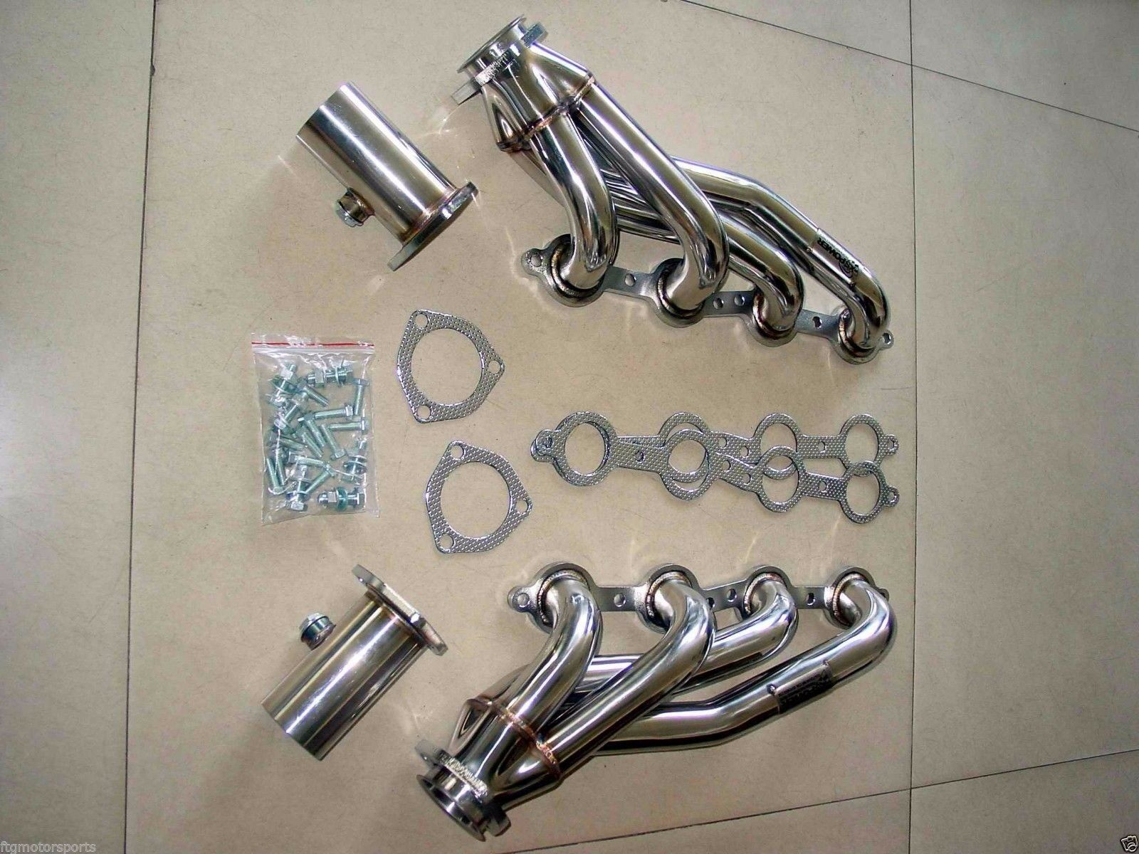 Stainless Caprice LS1 LS6 LSX Stainless Shorty Chevrolet Engine Swap Header LS - Fresh Stock Dated February 2026