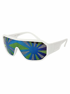 Macho Man Sea Spray Starburst Sunglasses Randy Savage Costume Wrestler WWF Party - Fresh Stock Dated February 2026