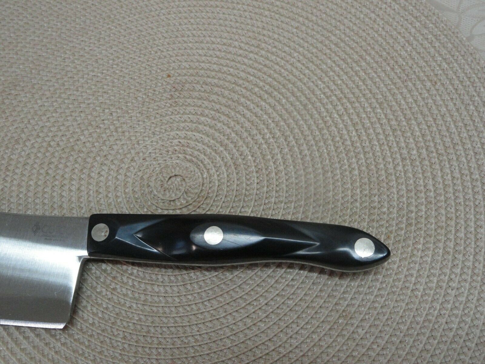 Cutco Black Handle # 1737 KD Cleaver - Fresh Stock Dated December 2025