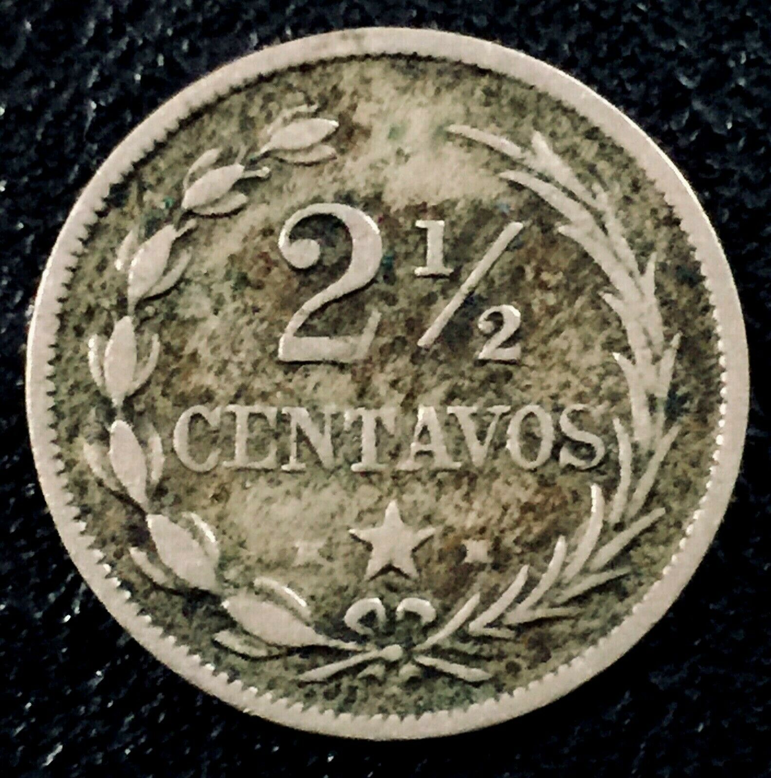 DOMINICAN REPUBLIC 1888H 2 1/2 Centavos VF - Fresh Stock Dated December 2025