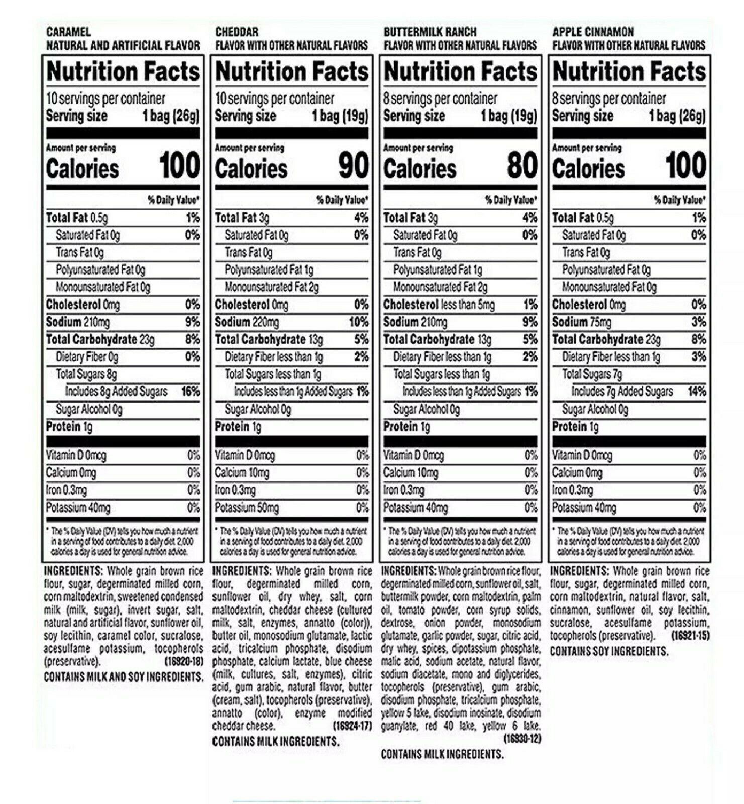 Quaker Rice Crisps Variety Pack (36 pk.) - Fresh Stock Dated December 2025