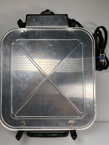 Corning Ware Electric Skillet Hot Plate Warmer Base P-12-ES Tested Works - Fresh Stock Dated December 2025