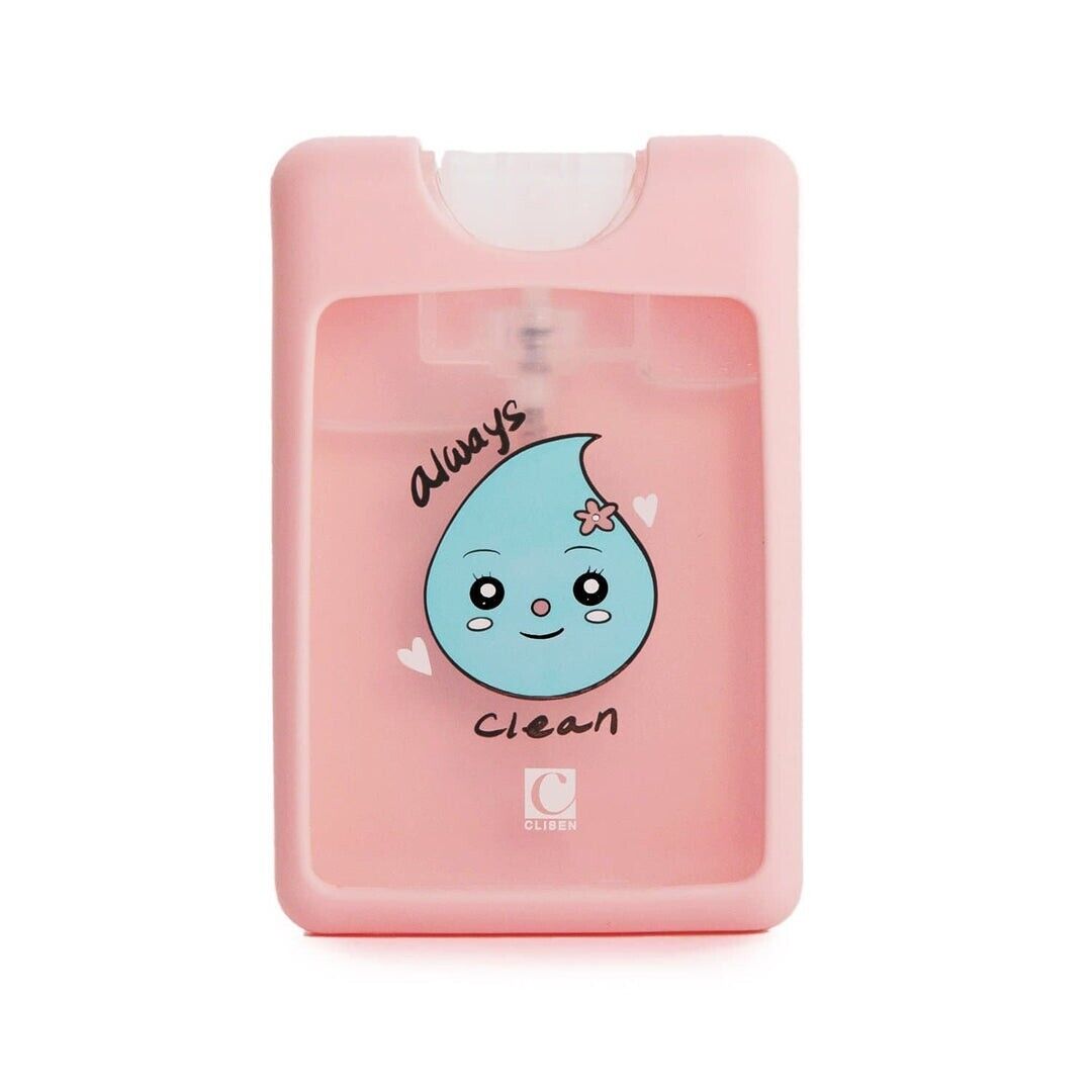 Clisen Pocket Mini Credit Card Style Hand Sanitizer Spray (Pack of 5) 5 pcs - Fresh Stock Dated December 2025