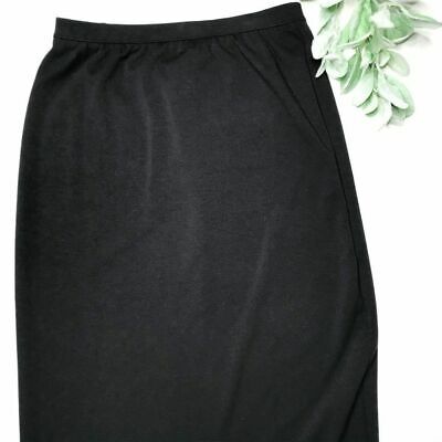 WORTHINGTON KNITS vintage size Large black long skirt - Fresh Stock Dated February 2026