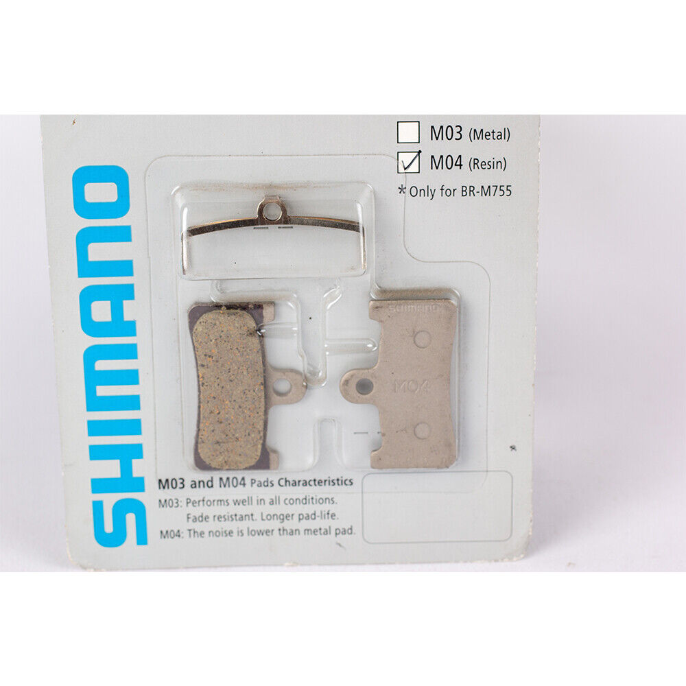 Shimano M04 Resin Disc Brake Pads - Fresh Stock Dated February 2026