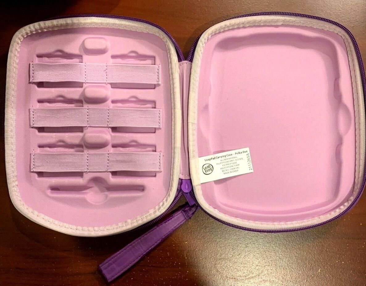 LeapFrog  Leap Pad 1, 2, or 3 LeapPad Explorer Carrying Case - Purple Princess B - Fresh Stock Dated February 2026