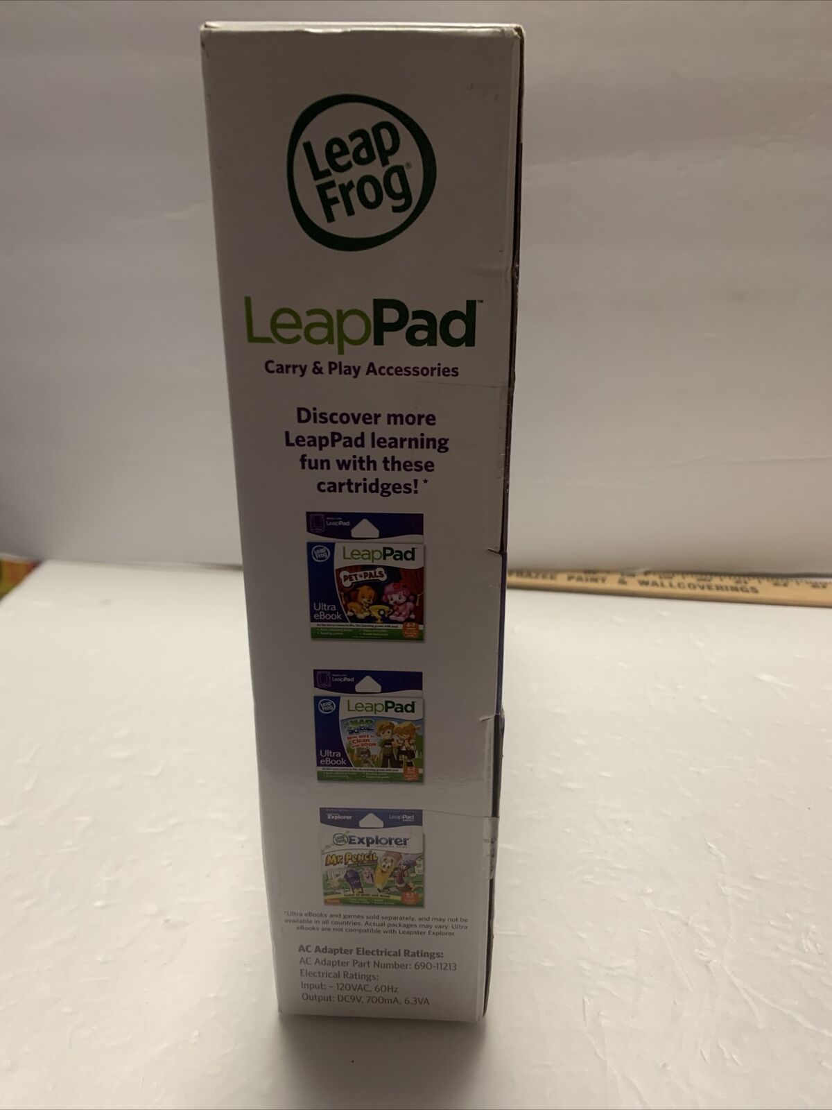 LeapPad Carry PURPLE & Play Accessories Case, Adapter,  App Card New in Box - Fresh Stock Dated February 2026