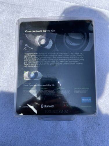 Motorola Voice Operated Bluetooth Car Kit IHF1000 NEW Open Box 89078J Non Smoker - Fresh Stock Dated February 2026