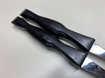 CUTCO CLASSIC BROWN TURNING & CARVING FORKS 1727 / 1726 USA **NICE CONDITION** - Fresh Stock Dated December 2025