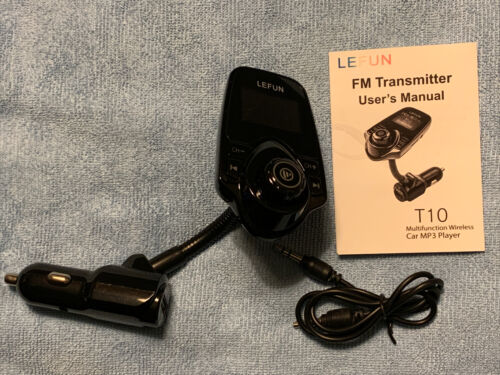 LEFUN :  FM Bluetooth Transmitter / Wireless Car MP3 Player (model T10) - Fresh Stock Dated December 2025