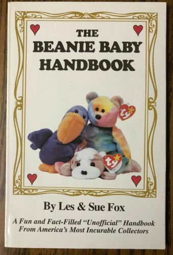 1997 The Beanie Baby Handbook Les & Sue Fox Paperback Illustrated Book - Fresh Stock Dated December 2025