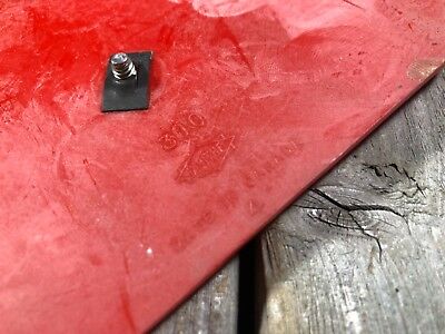 VINTAGE BIKE BICYCLE FENDER MUD FLAP MUDFLAP MUD GUARD MUDGUARD RED CLUTHE NOS - Fresh Stock Dated December 2025