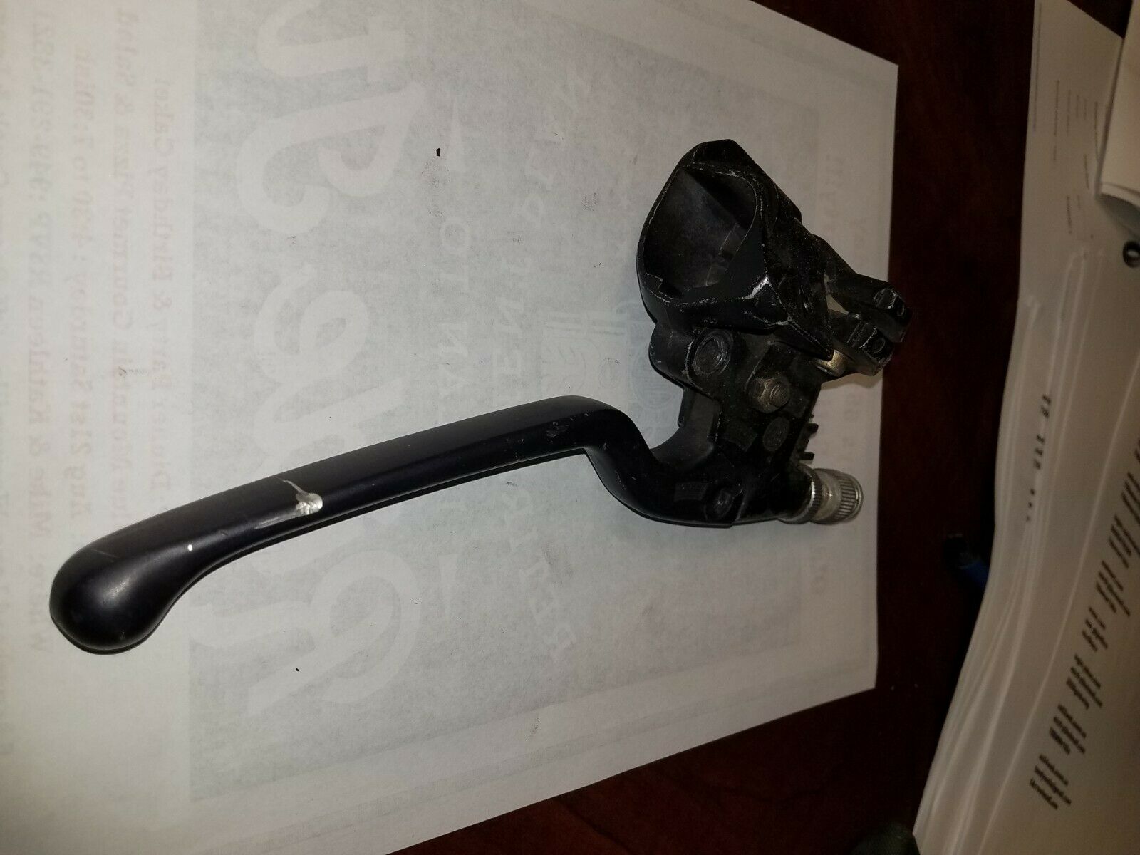 1975 - 1980 BMW Airhead clutch perch and lever mount assembly - Fresh Stock Dated February 2026