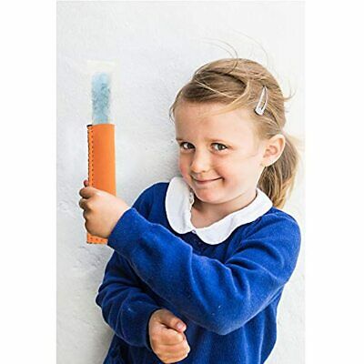 HaiMay 40 Pieces Reusable Popsicle Holders Bags Freezer Ice Sleeves Antifreezing - Fresh Stock Dated February 2026