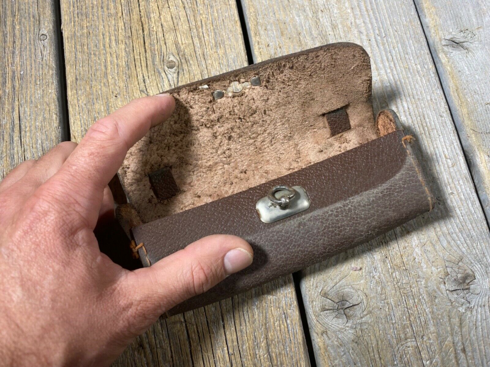 VINTAGE ANTIQUE BIKE BICYCLE SADDLE BAG TOOL BAG LEATHER TOOL POUCH FOR SEAT USE - Fresh Stock Dated December 2025